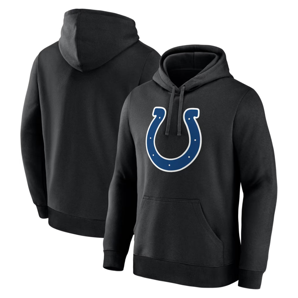 Jdoa IN.Colts Black Logo Pullover Hoodie Limited Blank Player Stitched Jerseys