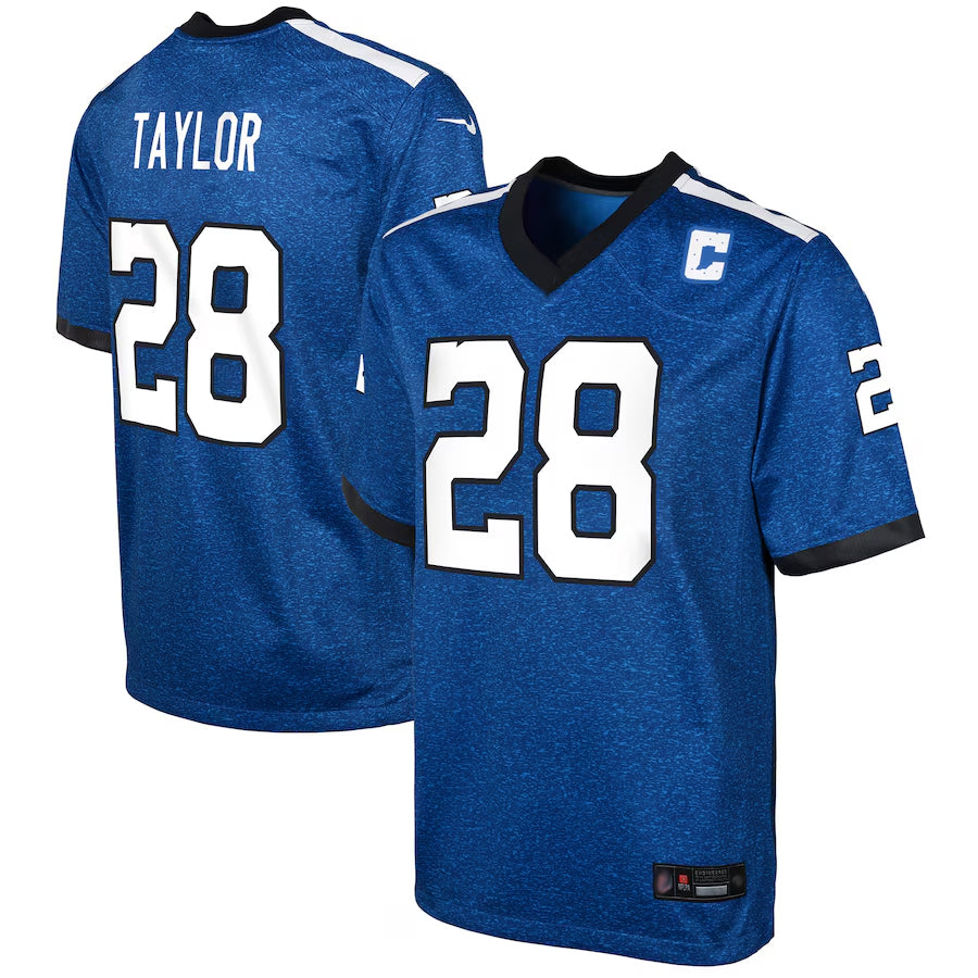 Jdoa IN.Colts Indiana Nights Alternate Game Stitched Jerseys - Royal - #28 Jonathan Taylor Player
