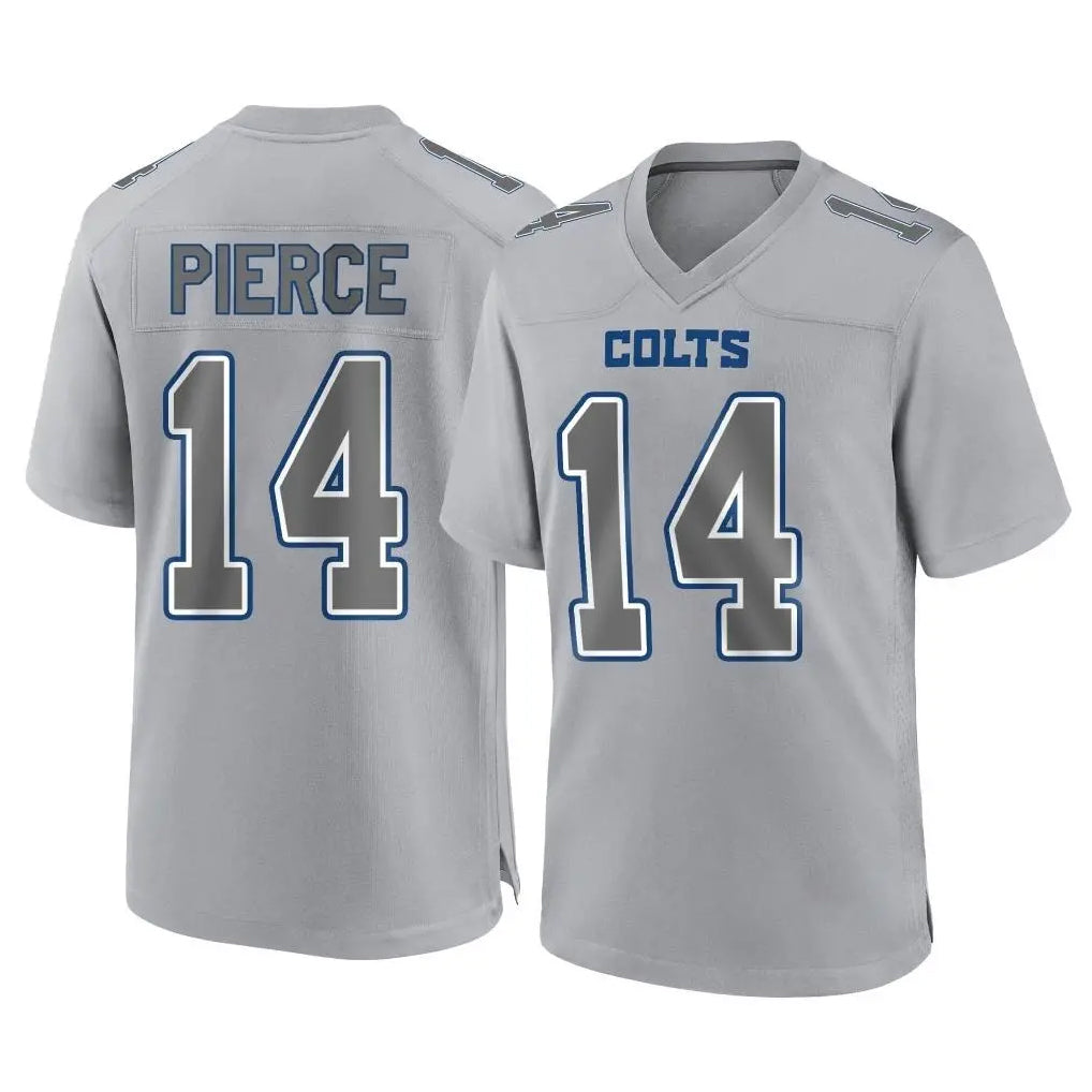 Jdoa IN.Colts #14 Alec Pierce Player Gray Atmosphere Fashion Home Game Stitched Jerseys
