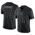 Jdoa IN.Colts #14 Alec Pierce Player RFLCTV Limited Black Stitched Jerseys