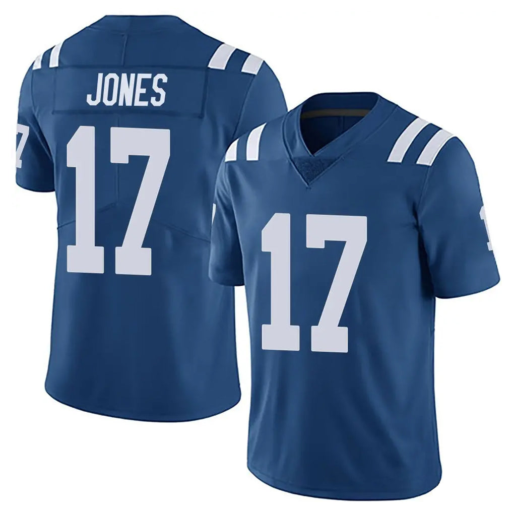 Jdoa IN.Colts #17 Daniel Jones Player Royal Limited Vapor Untouchable Home Game Stitched Jerseys
