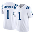 Jdoa IN.Colts #1 Sauce Gardner Player White Limited Vapor F.U.S.E. Home Game Stitched Jerseys