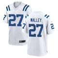 Jdoa IN.Colts #27 Justin Walley Player White Home Game Stitched Jerseys