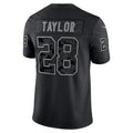 Jdoa IN.Colts #28 Jonathan Taylor Player RFLCTV Limited Black Stitched Jerseys