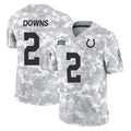 Jdoa IN.Colts #2 Josh Downs Player Arctic Camo Salute To Service Limited Game Stitched Jerseys