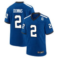 Jdoa IN.Colts #2 Josh Downs Player Royal Alternate Indiana Nights Home Game Stitched Jerseys