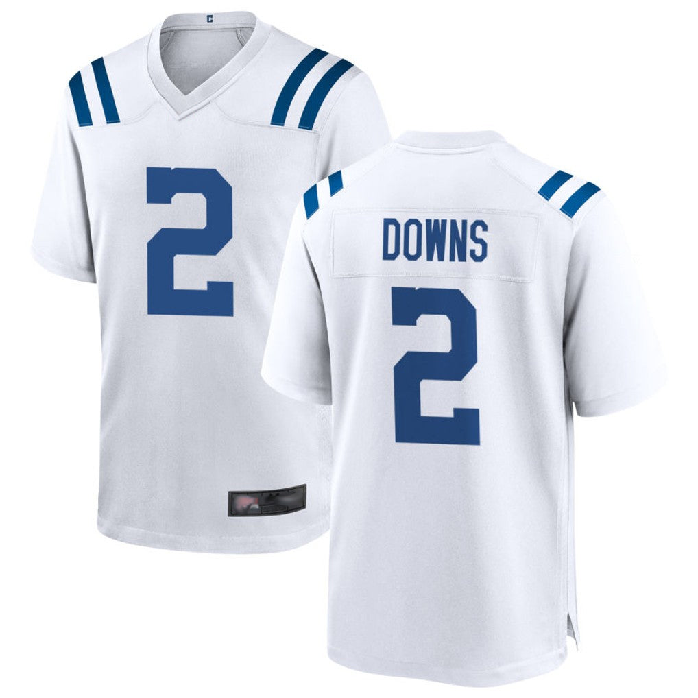 Jdoa IN.Colts #2 Josh Downs Player White Home Game Stitched Jerseys