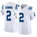Jdoa IN.Colts #2 Josh Downs Player White Limited Vapor F.U.S.E. Home Game Stitched Jerseys