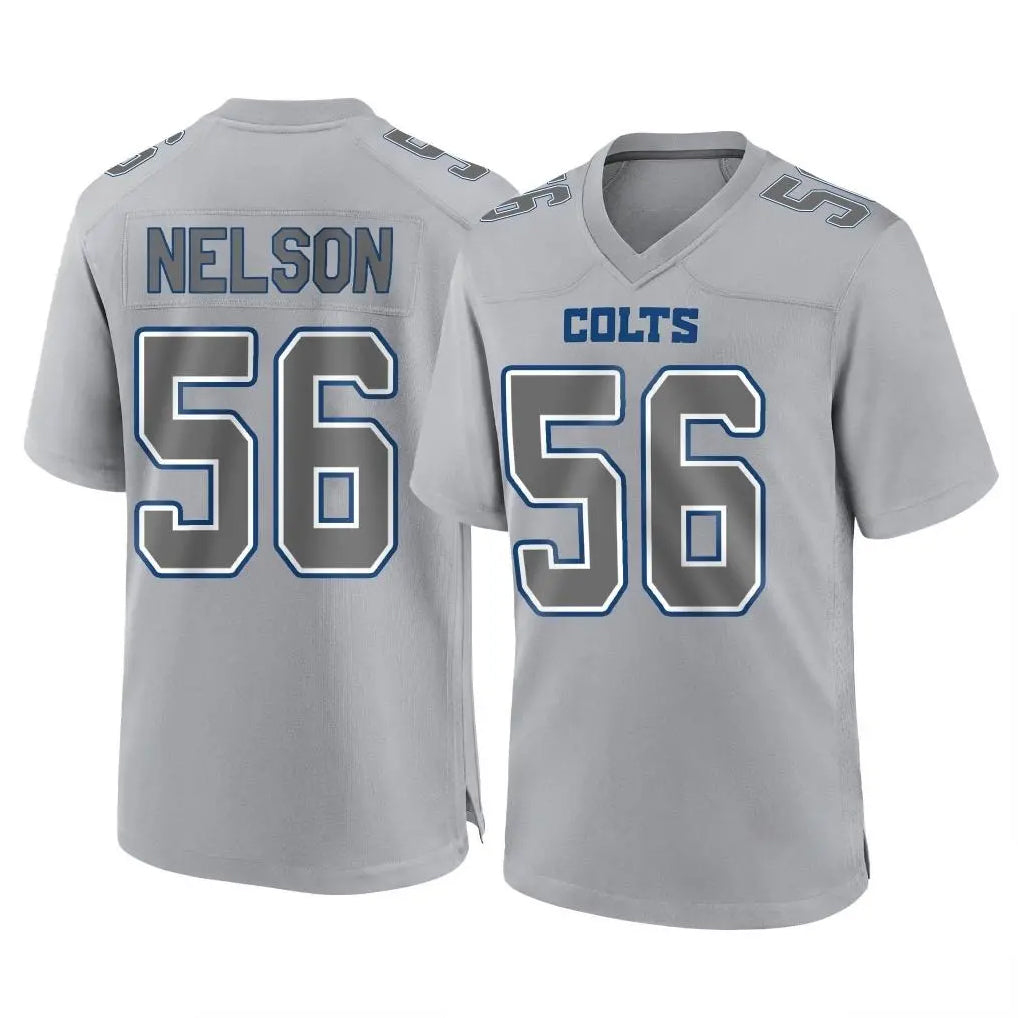 Jdoa IN.Colts #56 Quenton Nelson Player Gray Atmosphere Fashion Home Game Stitched Jerseys