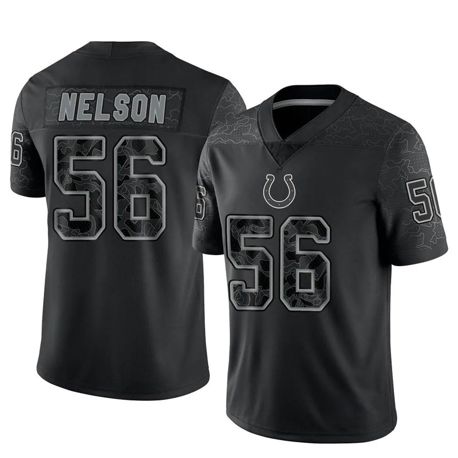 Jdoa IN.Colts #56 Quenton Nelson Player RFLCTV Limited Black Stitched Jerseys