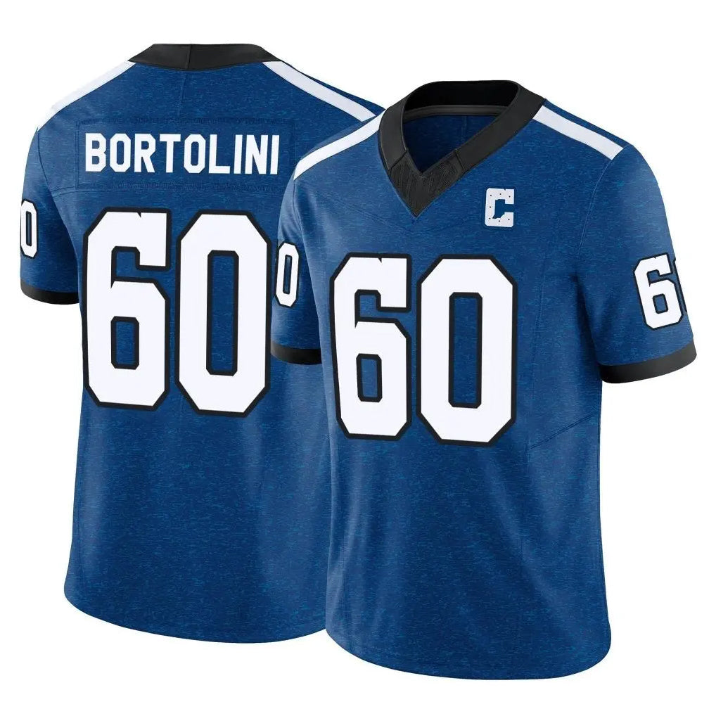 Jdoa IN.Colts #60 Tanor Bortolini Player Royal Limited Indiana Nights Alternate Vapor F.U.S.E. Home Game Stitched Jerseys