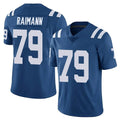 Jdoa IN.Colts #79 Bernhard Raimann Player Royal Limited Vapor Untouchable Home Game Stitched Jerseys