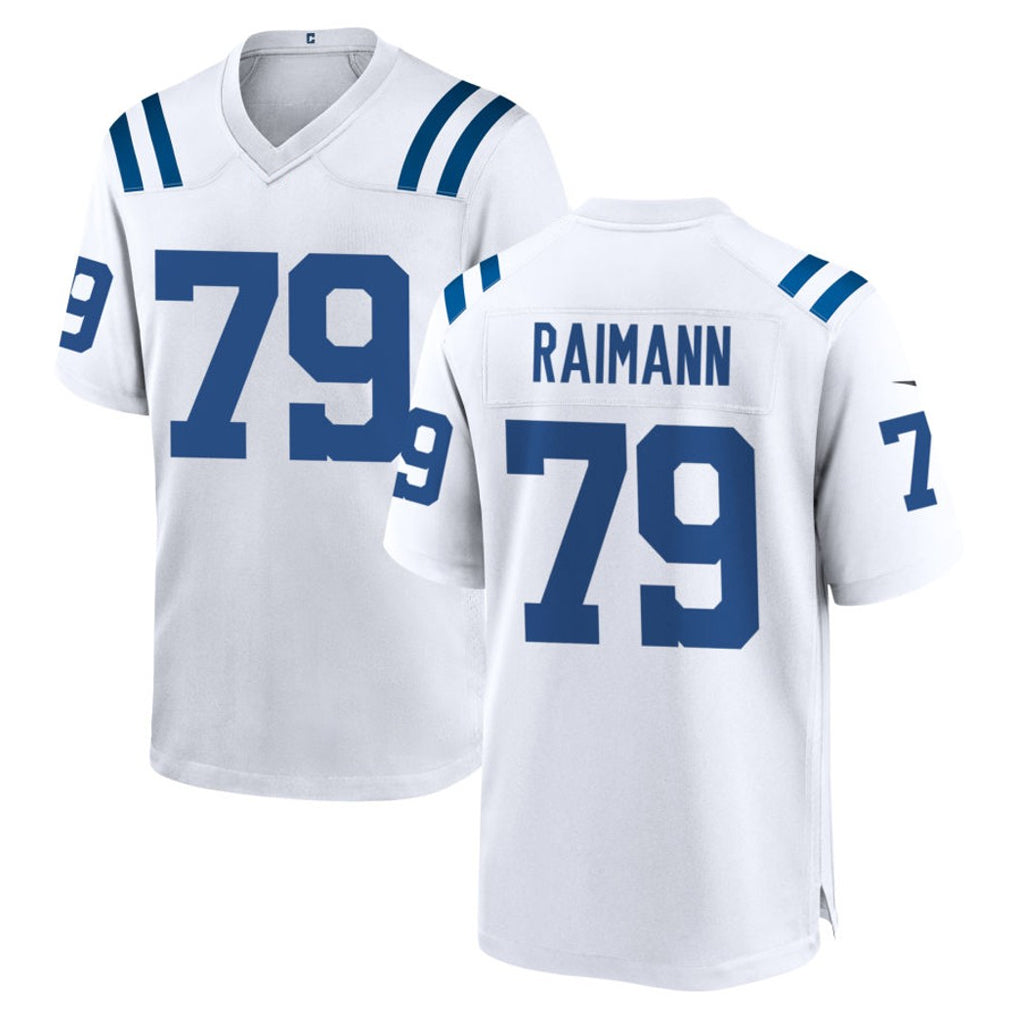 Jdoa IN.Colts #79 Bernhard Raimann Player White Home Game Stitched Jerseys