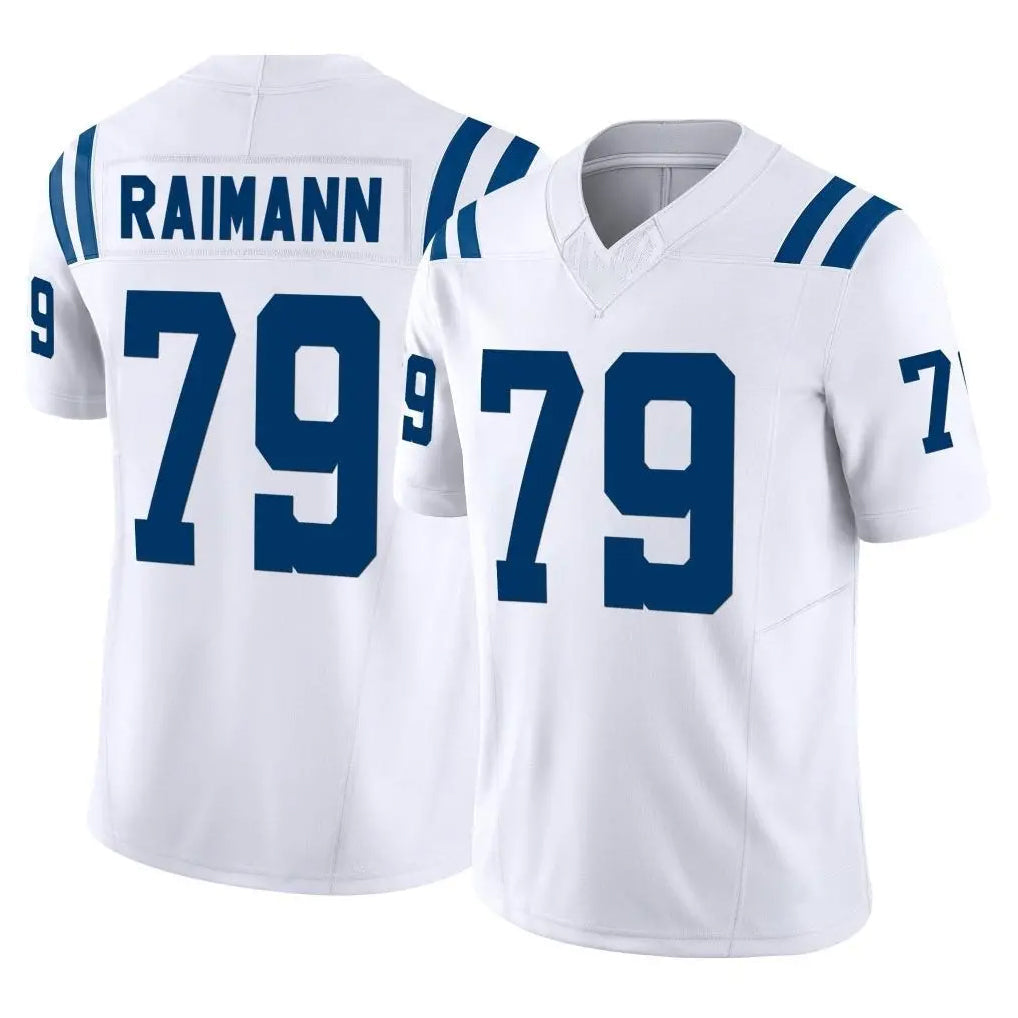 Jdoa IN.Colts #79 Bernhard Raimann Player White Limited Vapor F.U.S.E. Home Game Stitched Jerseys