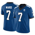 Jdoa IN.Colts #7 Charvarius Ward Sr. Player Royal Limited Indiana Nights Alternate Vapor F.U.S.E. Home Game Stitched Jerseys