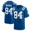 Jdoa IN.Colts #84 Tyler Warren Player Royal Home Game Stitched Jerseys