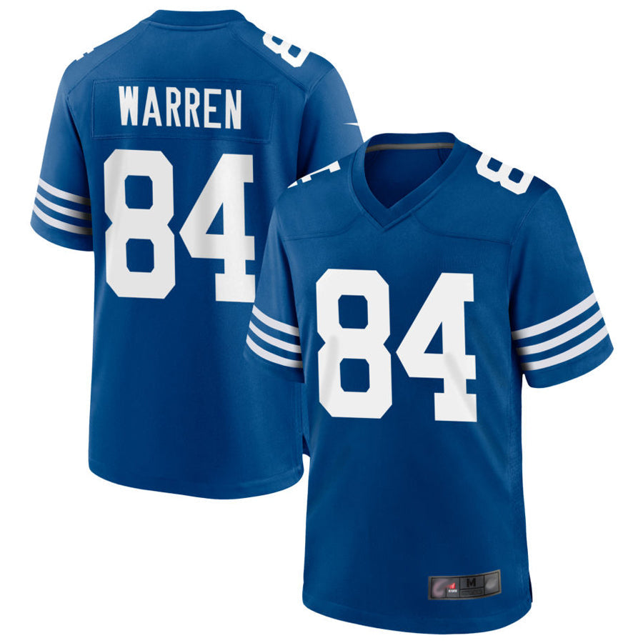 Jdoa IN.Colts #84 Tyler Warren Player Royal Limited Game Stitched Jerseys