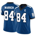 Jdoa IN.Colts #84 Tyler Warren Player Royal Limited Indiana Nights Alternate Vapor F.U.S.E. Home Game Stitched Jerseys