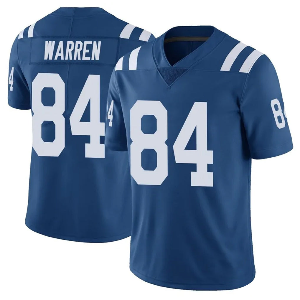 Jdoa IN.Colts #84 Tyler Warren Player Royal Vapor Limited Stitched Jerseys