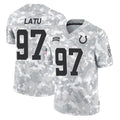 Jdoa IN.Colts #97 Laiatu Latu Player Arctic Camo Salute To Service Limited Game Stitched Jerseys