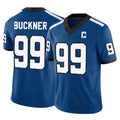 Jdoa IN.Colts #99 DeForest Buckner Player Royal Limited Indiana Nights Alternate Vapor F.U.S.E. Home Game Stitched Jerseys