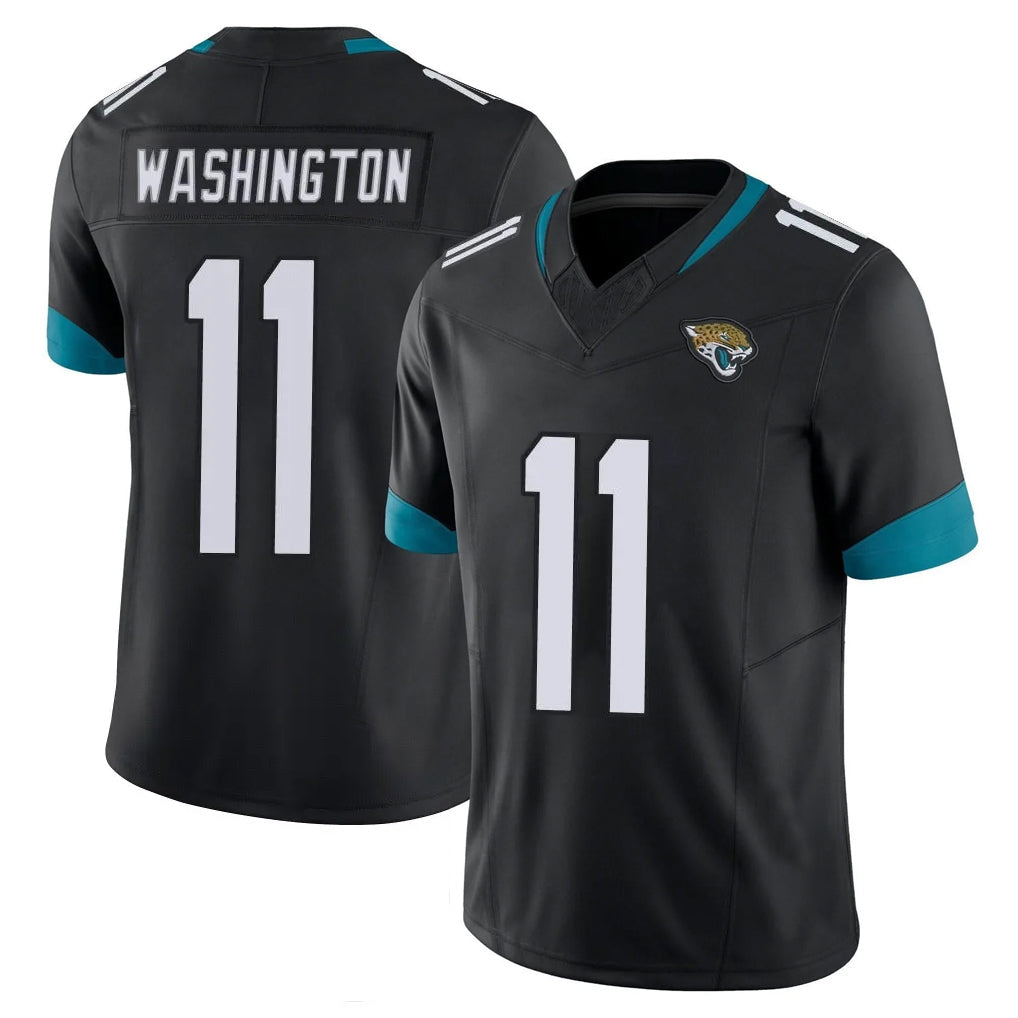 Jdoa J.Jaguars #11 Parker Washington Player Black Vapor F.U.S.E. Limited Home Game Stitched Jerseys