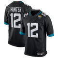 Jdoa J.Jaguars #12 Travis Hunter Player Black Replica Game Stitched Jerseys