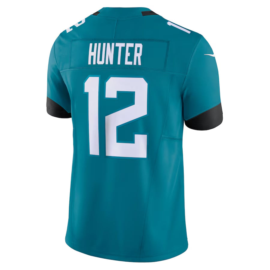 Jdoa J.Jaguars #12 Travis Hunter Player Teal Vapor Limited Game Stitched Jerseys