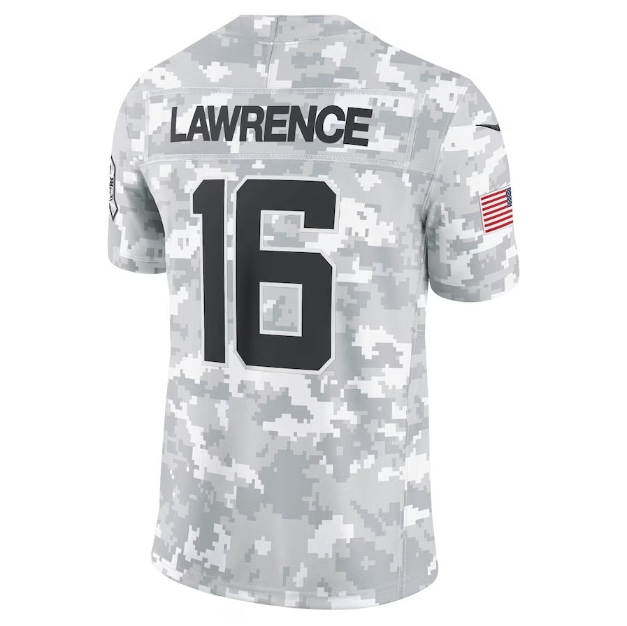 Jdoa J.Jaguars #16 Trevor Lawrence Arctic Camo 2024 Salute to Service Limited Stitched Jerseys