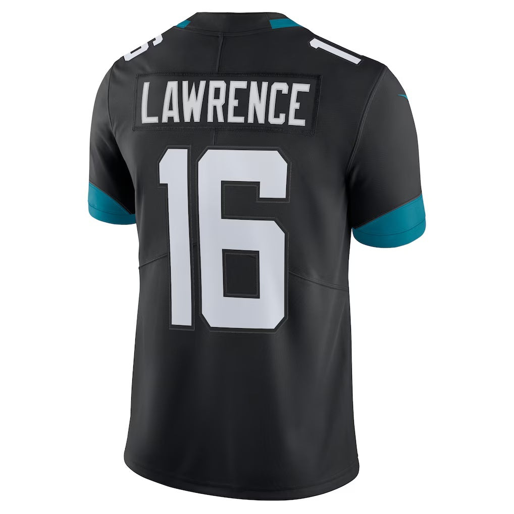 Jdoa J.Jaguars #16 Trevor Lawrence Black Alternate Vapor Limited Stitched Jerseys