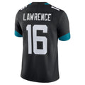 Jdoa J.Jaguars #16 Trevor Lawrence Black Alternate Vapor Limited Stitched Jerseys