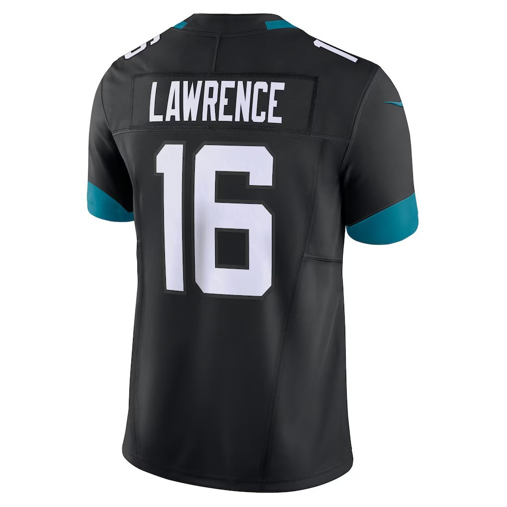 Jdoa J.Jaguars #16 Trevor Lawrence Black Vapor F.U.S.E. Limited Stitched Jerseys