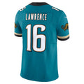 Jdoa J.Jaguars #16 Trevor Lawrence Teal Prowler Throwback Vapor F.U.S.E. Limited Stitched Jerseys