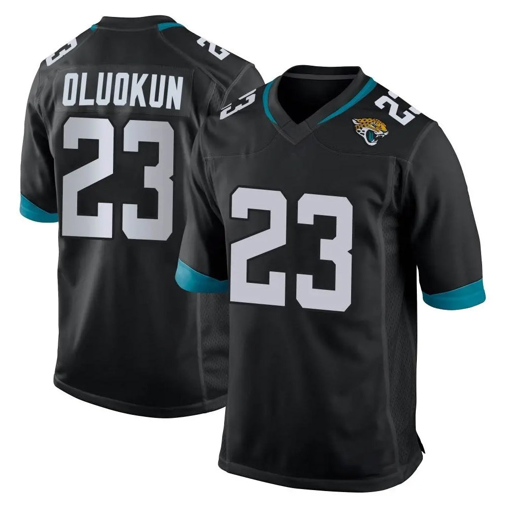 Jdoa J.Jaguars #23 Foyesade Oluokun Player Black Home Game Stitched Jerseys
