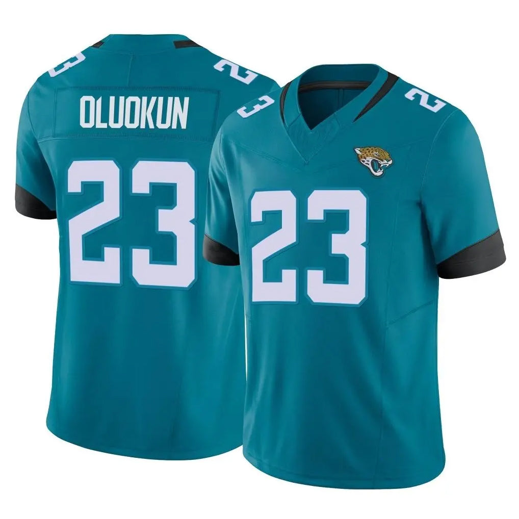Jdoa J.Jaguars #23 Foyesade Oluokun Player Teal Vapor F.U.S.E. Limited Home Game Stitched Jerseys