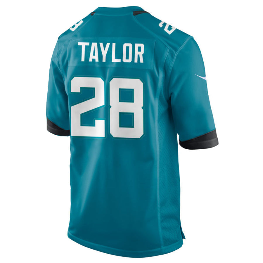 Jdoa J.Jaguars #28 Fred Taylor Player Teal Home Game Stitched Jerseys