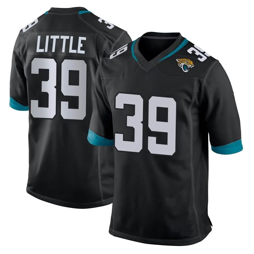 Jdoa J.Jaguars #39 Cam Little Player Black Home Game Stitched Jerseys