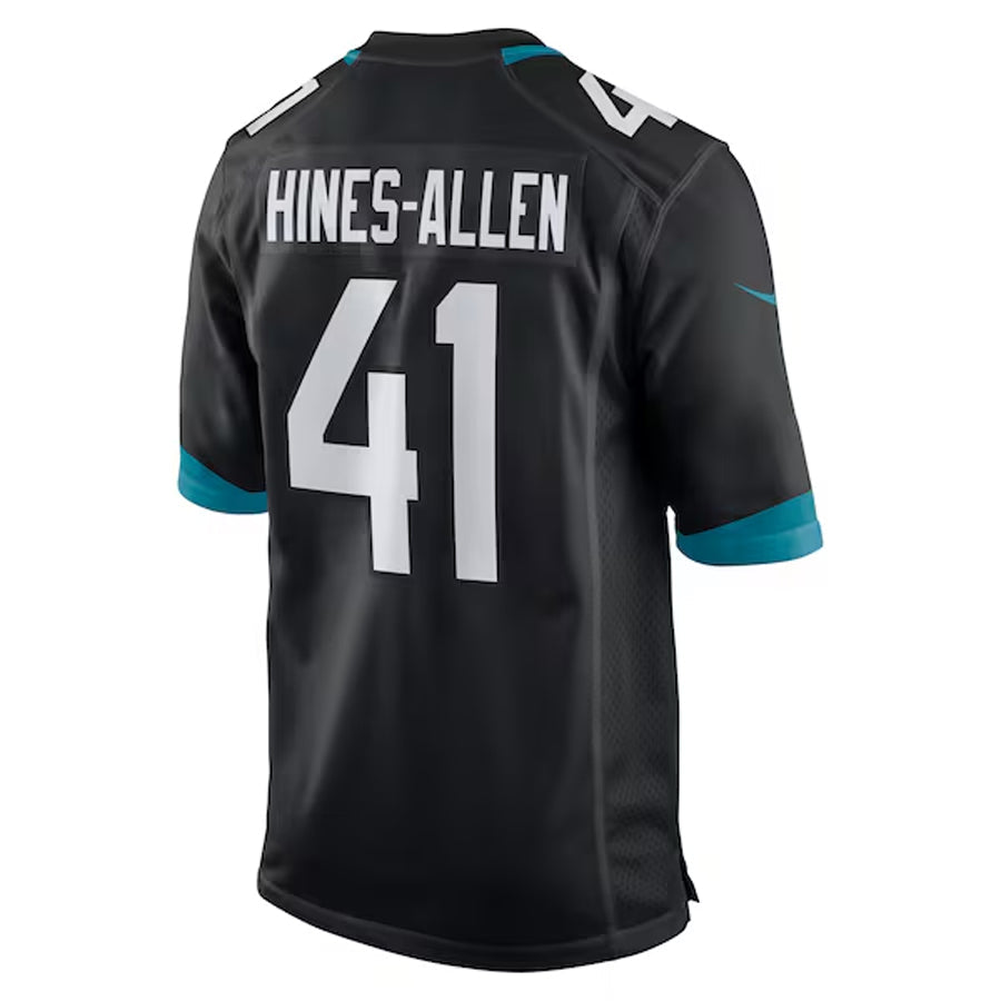 Jdoa J.Jaguars #41 Josh Hines-Allen Player Black Home Game Football Jerseys