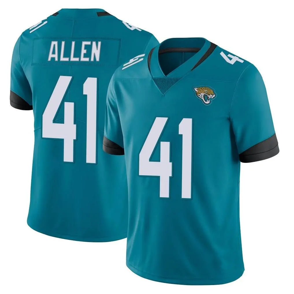 Jdoa J.Jaguars #41 Josh Hines-Allen Player Teal Vapor Untouchable Limited Home Game Stitched Jerseys