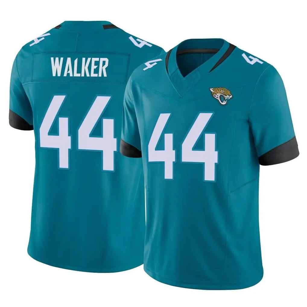 Jdoa J.Jaguars #44 Travon Walker Player Teal Vapor F.U.S.E. Limited Home Game Stitched Jerseys
