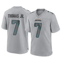 Jdoa J.Jaguars #7 Brian Thomas Jr. Player Gray Atmosphere Fashion Home Game Stitched Jerseys