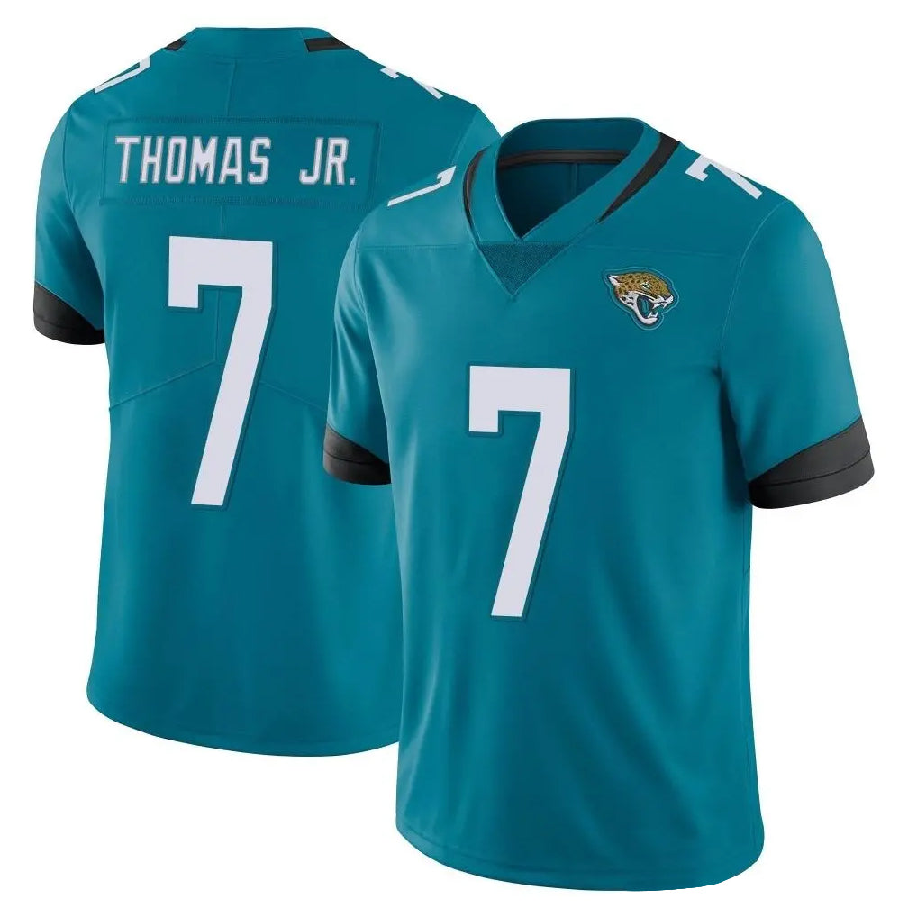 Jdoa J.Jaguars #7 Brian Thomas Jr. Player Teal Vapor Untouchable Limited Home Game Stitched Jerseys