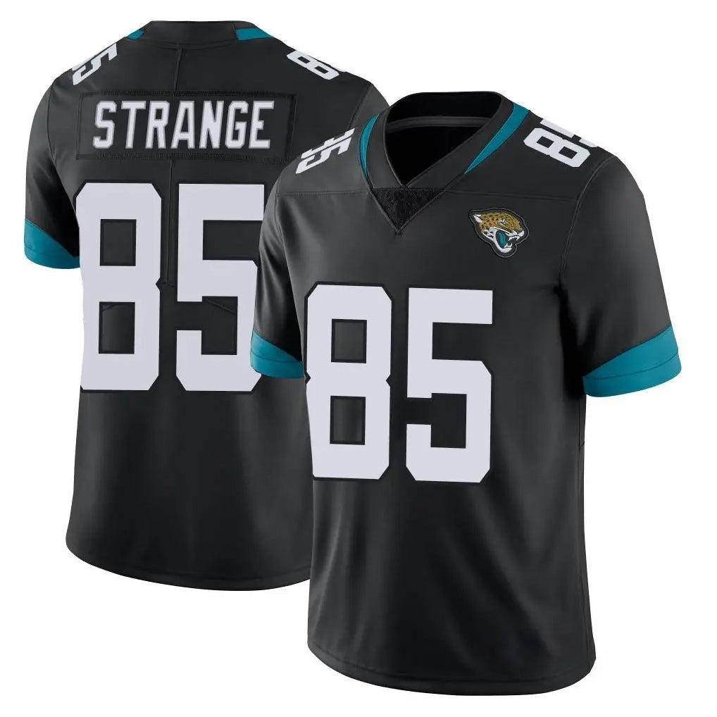 Jdoa J.Jaguars #85 Brenton Strange Player Black Vapor Untouchable Limited Home Game Stitched Jerseys