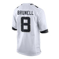 Jdoa J.Jaguars #8 Mark Brunell?Player White Home Game Stitched Jerseys