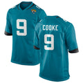 Jdoa J.Jaguars #9 Logan Cooke Player Teal Home Game Stitched Jerseys