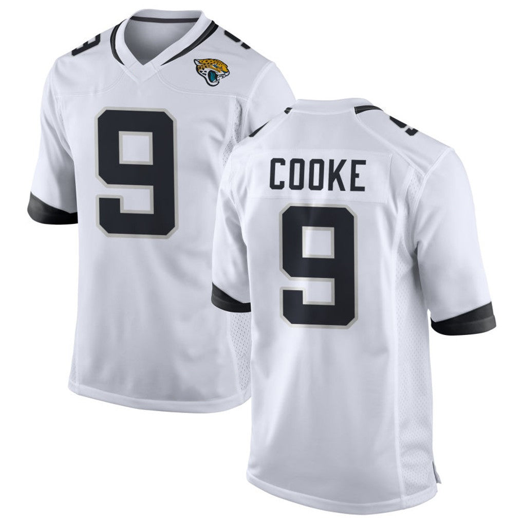 Jdoa J.Jaguars #9 Logan Cooke Player White Home Game Stitched Jerseys