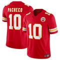 Jdoa KC.Chiefs #10 Isiah Pacheco Red Vapor F.U.S.E. Limited Jersey American Stitched Jersey