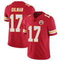 Jdoa KC.Chiefs #17 Alohi Gilman Player Red Limited Vapor Untouchable Home Game Stitched Jerseys