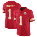Jdoa KC.Chiefs #1 Xavier Worthy Player Red Limited Vapor Untouchable Home Game Stitched Jerseys
