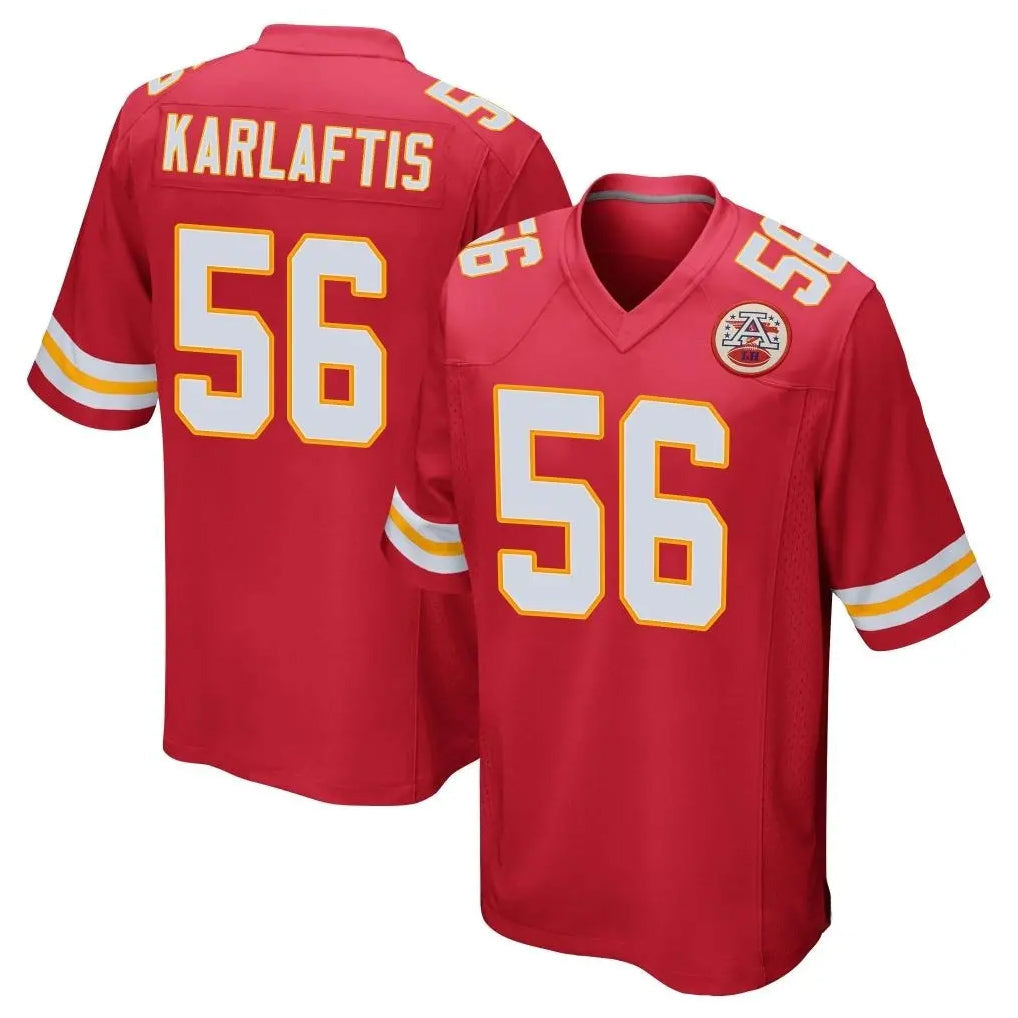 Jdoa KC.Chiefs #56 George Karlaftis Player Red Home Game Stitched Jerseys